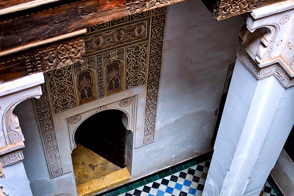 Ben Youssef Medersa in Marrakech, Marokko