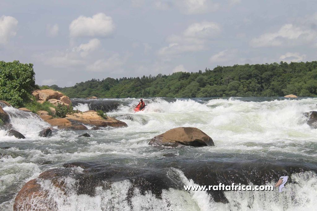 Rafting the Nile in Uganda