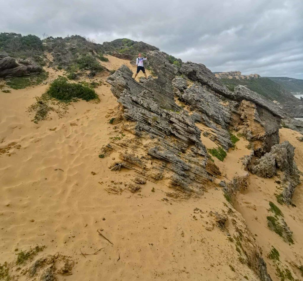 Some icelandic looking rocks on the other side of Knysna head