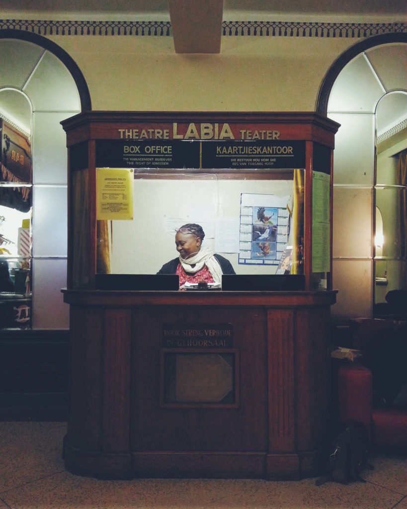 The old school ticket office of the labia theatre