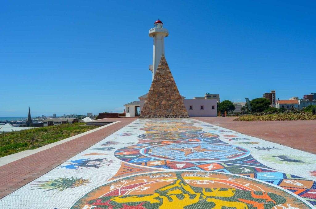 De start van the Heritage trail in Port Elizabeth