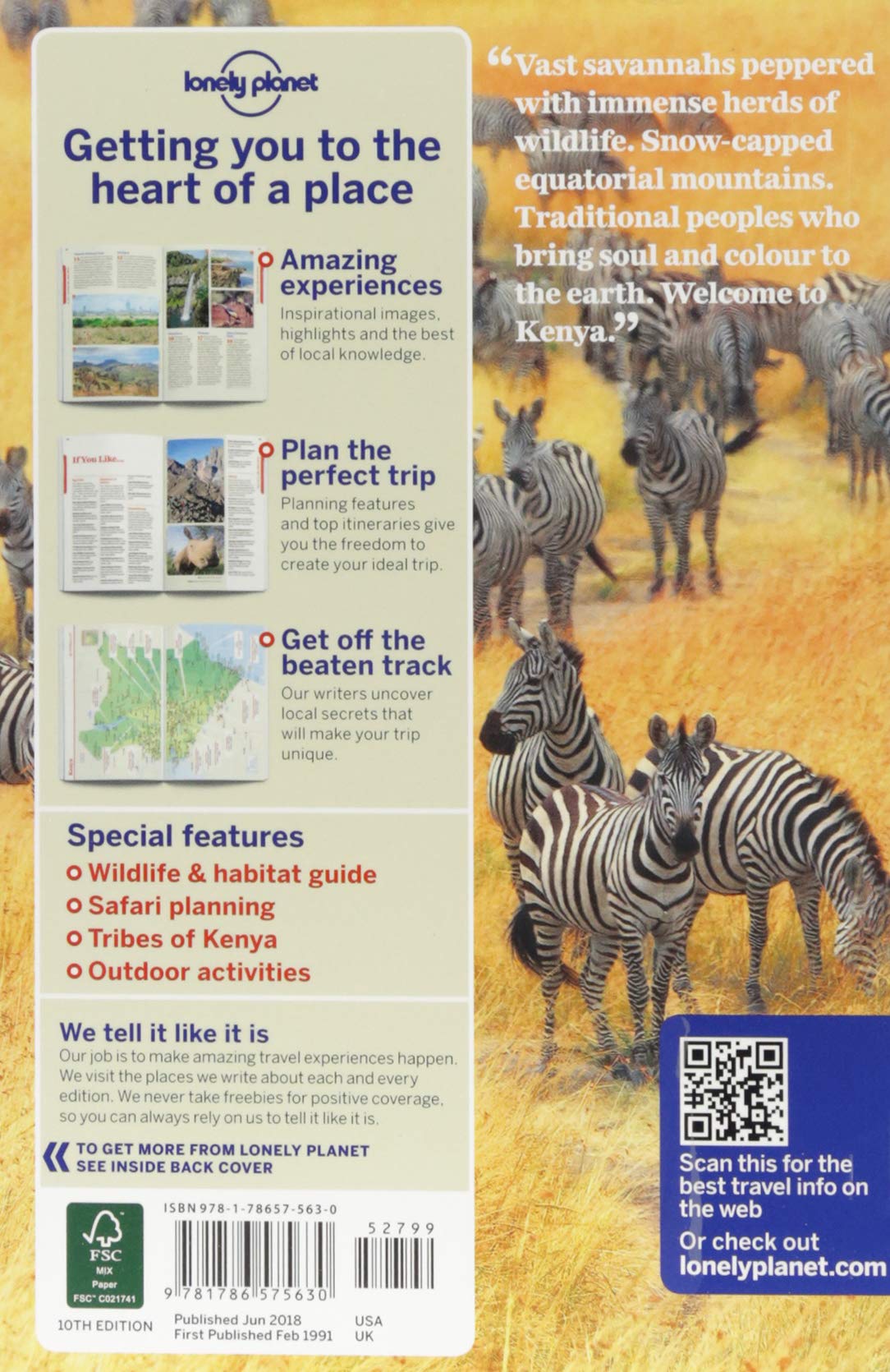 Lonely　Planet　Travel　Guide　Kenya　Explore　Africa